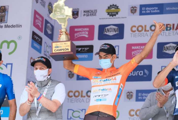 Diego Camargo, campeón de la Vuelta a Colombia 2020