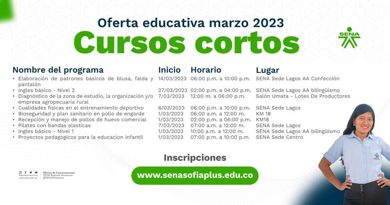 📚😏💡¡Que nunca paren las ganas de aprender algo nuevo! 🚀 #EstudiaenelSENA nuestros cursos cortos de marzo 📚😏💡¡Que nunca paren las ganas de aprender algo nuevo! 🚀 #EstudiaenelSENA nuestros cursos cortos de marzo