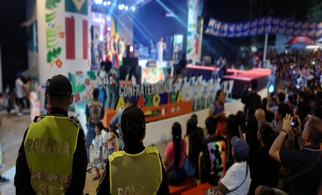 POLICÍA GARANTIZÓ LA SEGURIDAD EN EL XXXIV DEL FESTIVAL DE LA CONFRATERNIDAD AMAZÓNICA