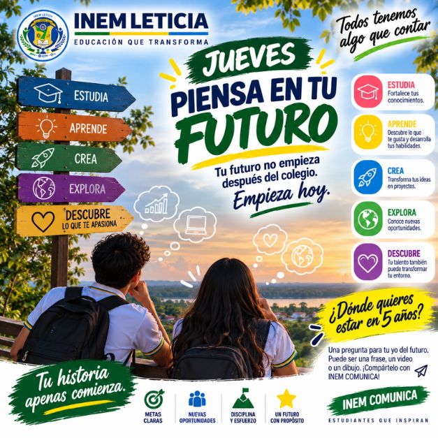 Tu futuro no empieza después del colegio. Empieza hoy