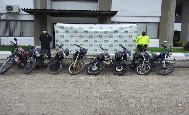 EFECTUAMOS RECUPERACIÓN DE 08 MOTOCICLETAS HURTADAS, EN CONJUNTO CON LA POLICÍA CIVIL DE BRASIL EFECTUAMOS RECUPERACIÓN DE 08 MOTOCICLETAS HURTADAS, EN CONJUNTO CON LA POLICÍA CIVIL DE BRASIL