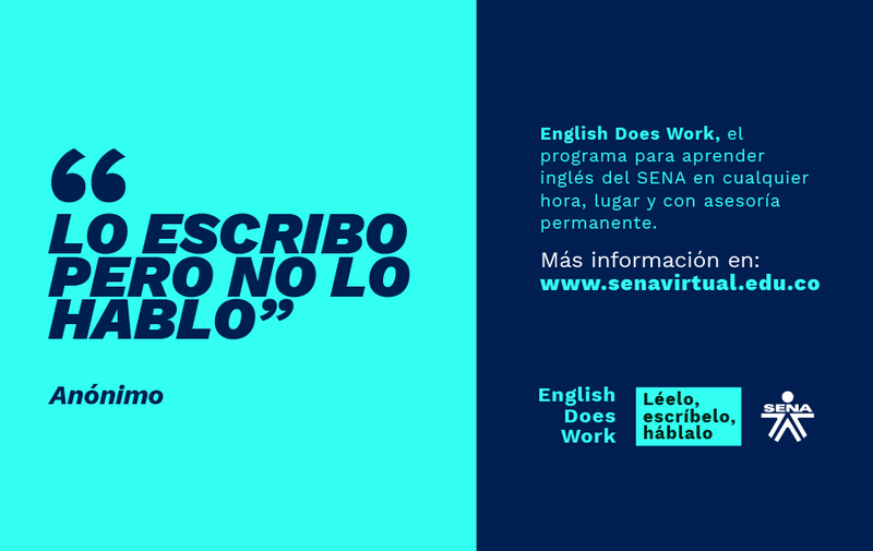 El SENA ofrece más de un millón de cupos para aprender inglés” con su programa ‘English Does Work’. Es gratis y 100% virtual El SENA ofrece más de un millón de cupos para aprender inglés” con su programa ‘English Does Work’. Es gratis y 100% virtual