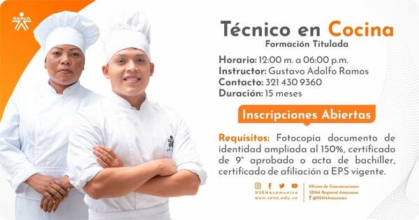 Técnico en Cocina