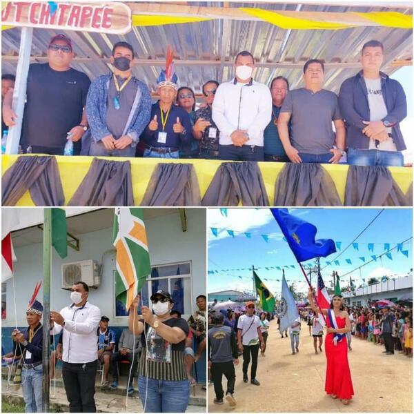 Prefeito em exercício, Semeide Bermeguy, prestigia festividade de 75 anos do Distrito Indígena de Feijoal Prefeito em exercício, Semeide Bermeguy, prestigia festividade de 75 anos do Distrito Indígena de Feijoal