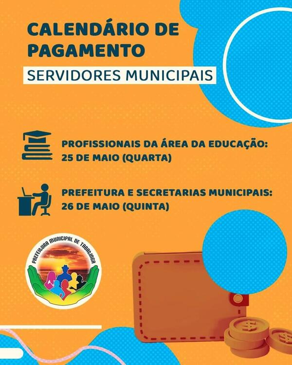 Pagamento dos servidores municipais de Tabatinga