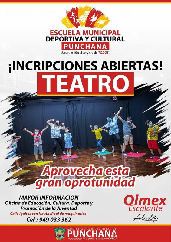 INSCRIPCIONES ABIERTAS PARA TEATRO DE NIÑOS