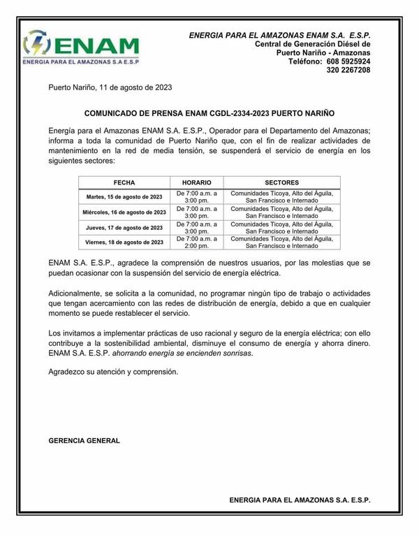 Información de interés para la comunidad Información de interés para la comunidad