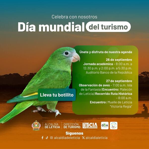 Leticia celebra el día mundial del turismo con naturaleza, historias y conocimientos