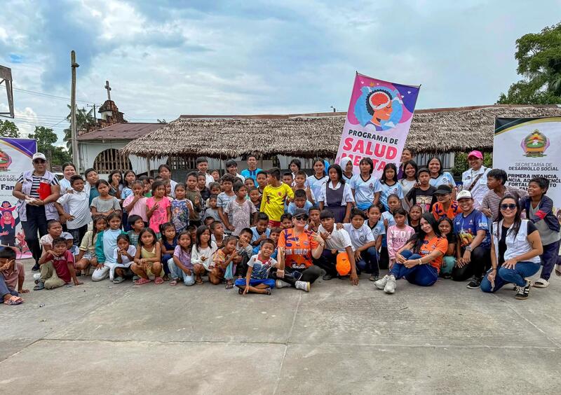 La Ruta Dulce llegó a la comunidad indígena de Nazaret con alegría, prevención y unión comunitaria