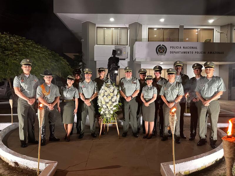 Departamento de Policía Amazonas celebra los 134 años de la Policía Nacional de Colombia