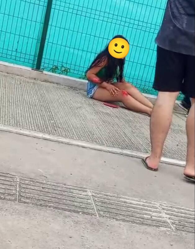 Accidente de motocicleta deja tres heridos por exceso de velocidad