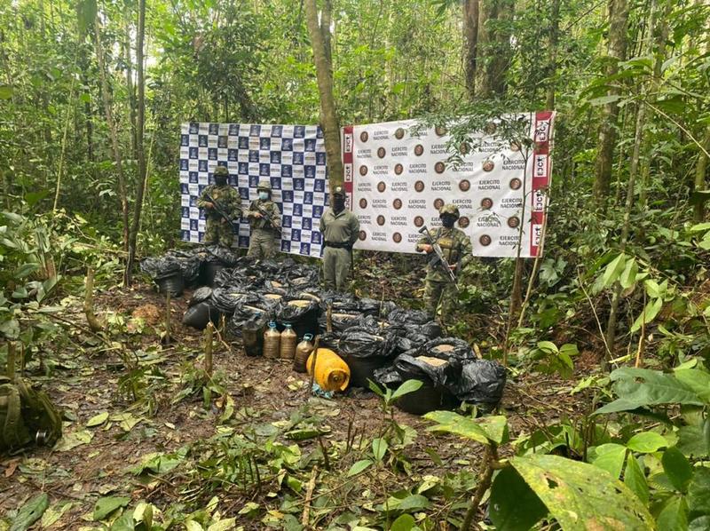 Fuerzas Militares neutralizaron dos toneladas de explosivos en Putumayo