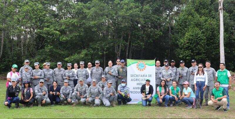  Actividad que le apuesta al cuidado y protección del medio ambiente, fue liderada por su Fuerza Aérea en el Amazonas