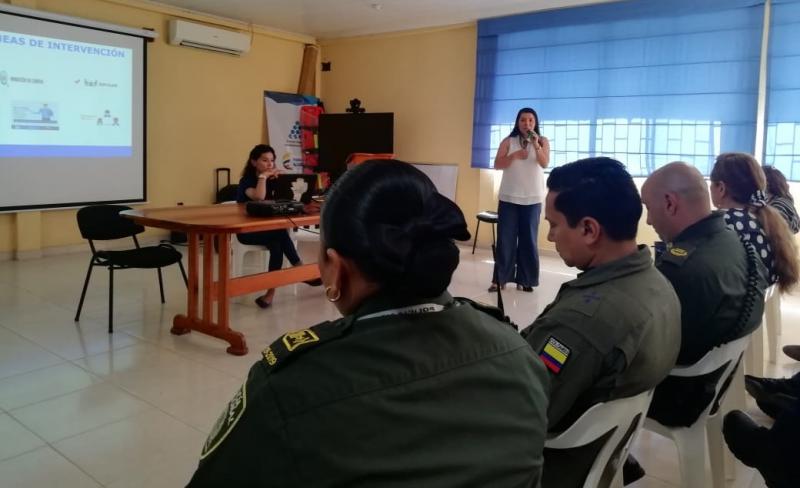 Fuerza Aérea Colombiana participa en comité DDHH y sesión departamental contra la trata de personas en el Amazonas