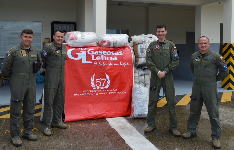 Con proyecto productivo Fuerza Aérea Colombiana, reitera su compromiso con la Amazonía