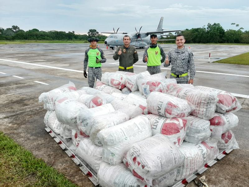 Con proyecto productivo Fuerza Aérea Colombiana busca minimizar la contaminación en el Amazonas