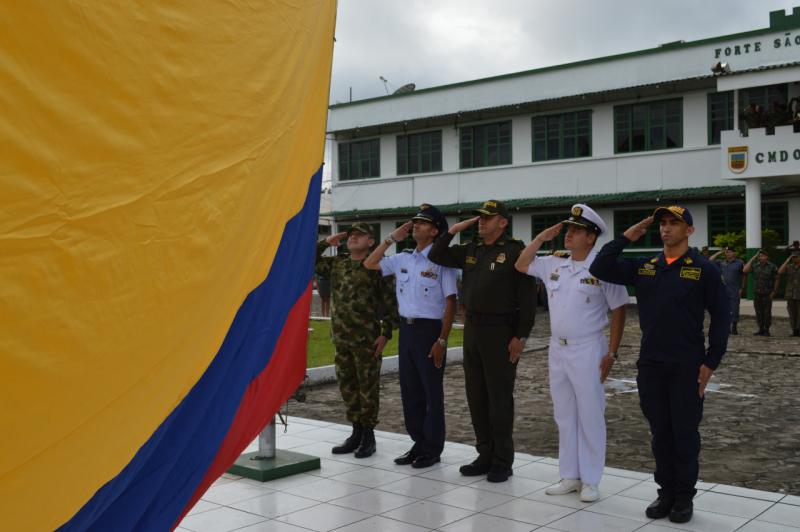 Con minuto de silencio Fuerzas Militares de Colombia, Brasil y Perú homenajearon a los héroes caídos durante Tripartita