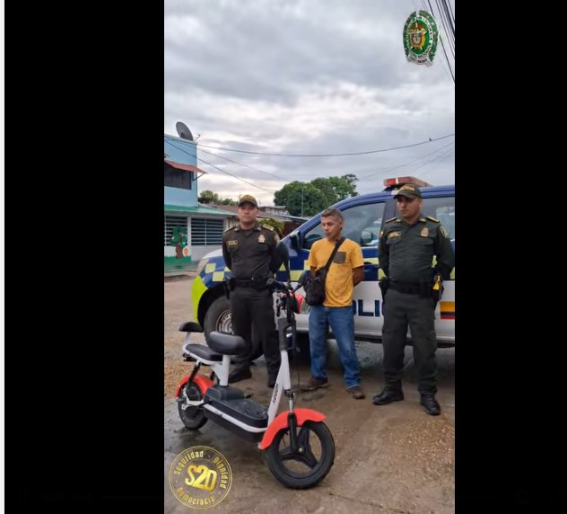 Policía Nacional recupera motocicleta eléctrica hurtada en el Amazonas