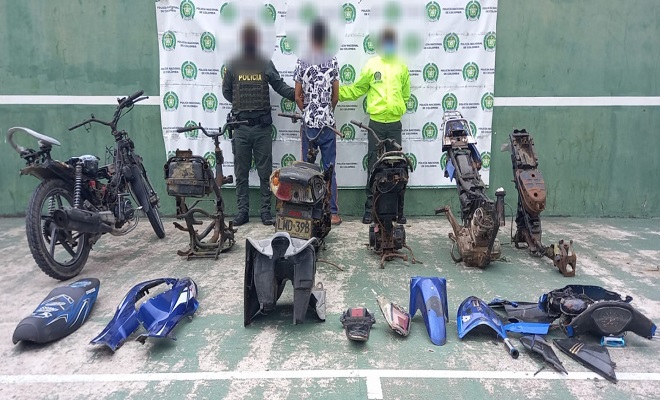 DESMANTELADO “DESGUAZADERO” EN LETICIA DESMANTELADO “DESGUAZADERO” EN LETICIA