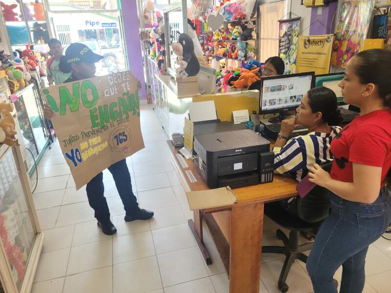 POLICÍA REALIZA PLANES CONTRA LA EXTORSIÓN EN LETICIA