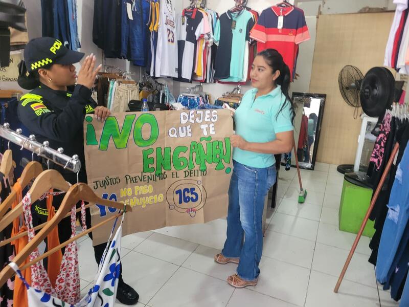 POLICÍA REALIZA PLANES CONTRA LA EXTORSIÓN EN LETICIA