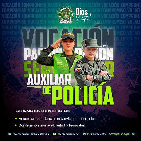 PRESTA EL SERVICIO MILITAR CON LA POLICÍA NACIONAL EN LETICIA