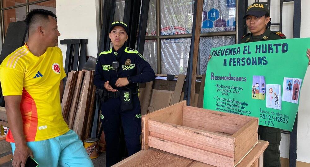 Policía Nacional fortalece campañas de prevención contra el hurto a personas en el Amazonas