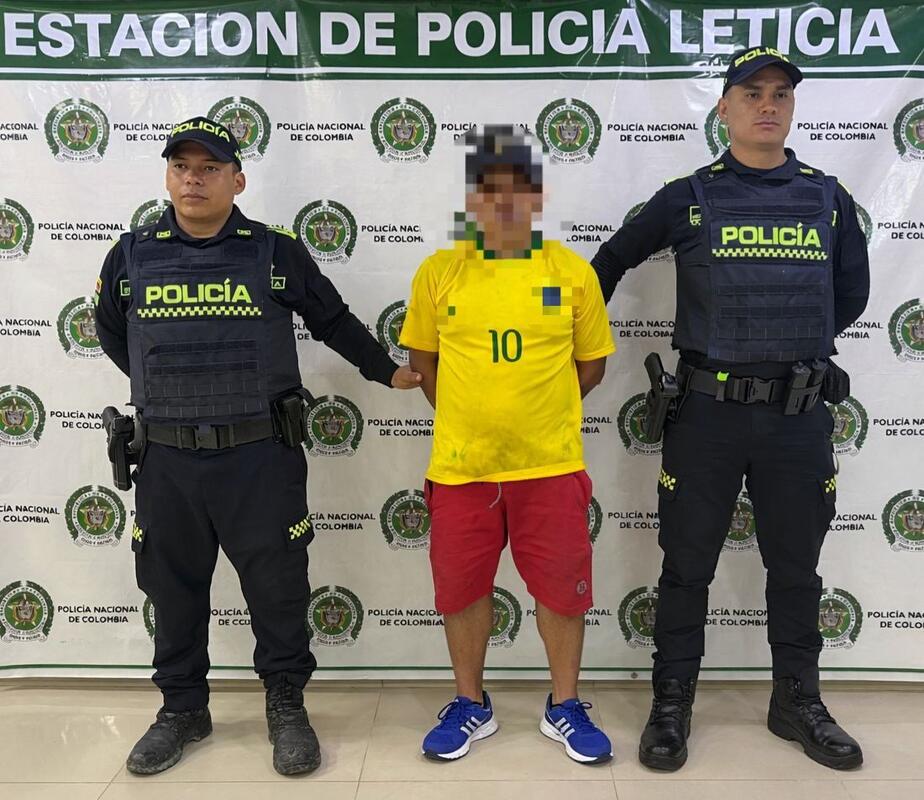 LA POLICIA CAPTURA A CIUDADANO POR TRÁFICO DE ESTUPEFACIENTES EN EL AMAZONAS