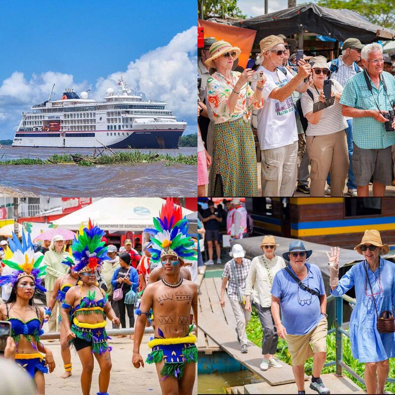 Leticia se consolida como destino turístico internacional con la llegada del crucero “Hanseatic Spirit”