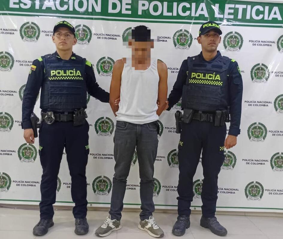 Policía Nacional captura a ciudadano por presunto delito de fabricación, tráfico, de estupefacientes en el Amazonas 