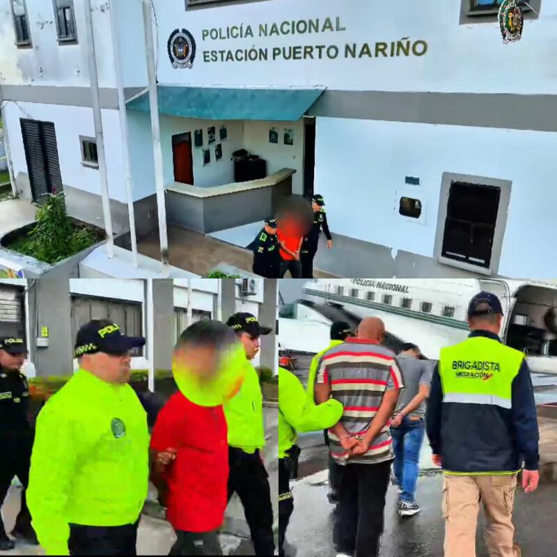 Golpe al crimen transnacional: capturas y extradiciones en el Amazonas