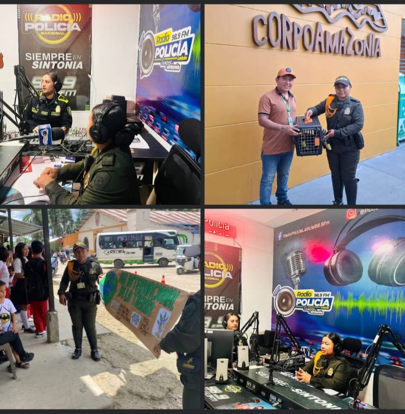 Policía Nacional conmemora el Día de la Tierra con jornada de sensibilización ambiental y rescate de fauna silvestre 