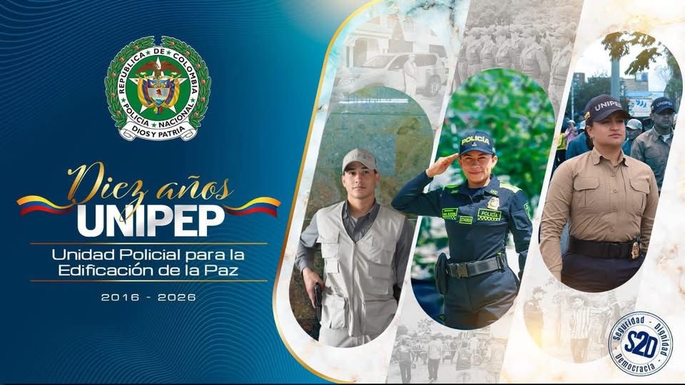 Policía Nacional conmemora 10 años de la UNIPEP fortaleciendo la paz y la convivencia en los territorios 