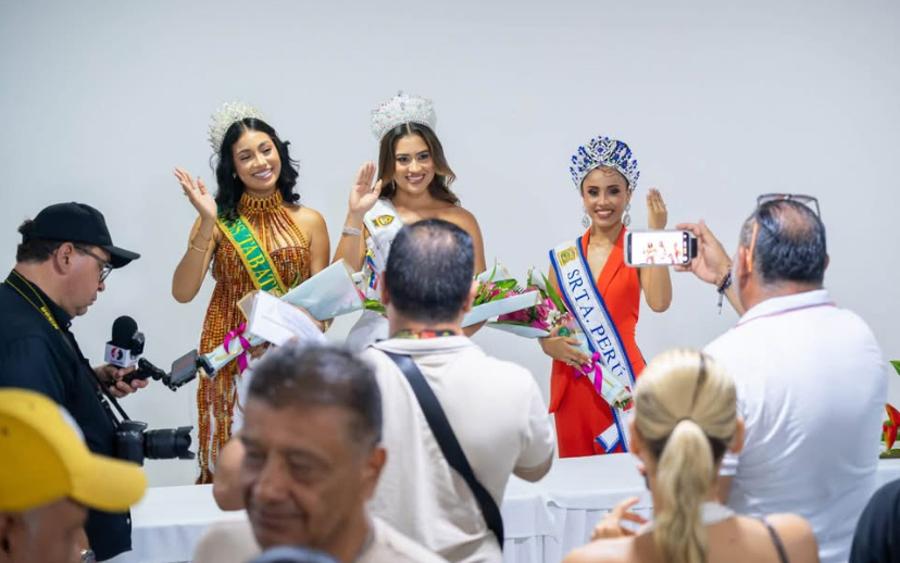  Rueda de prensa con las señoritas concursantes del Festival Internacional a la Confraternidad Amazónica 2026
