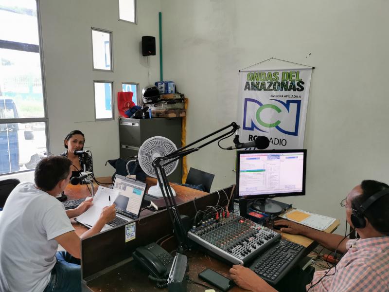 Estuvimos al aire en el Noticiero "Cómo amaneció el Amazonas" de la Emisora Ondas del Amazonas - RCN, dando a conocer el balance de acciones por parte del Instituto Colombiano de Bienestar Familiar Regional Amazonas, dentro de la implementación de la Alia