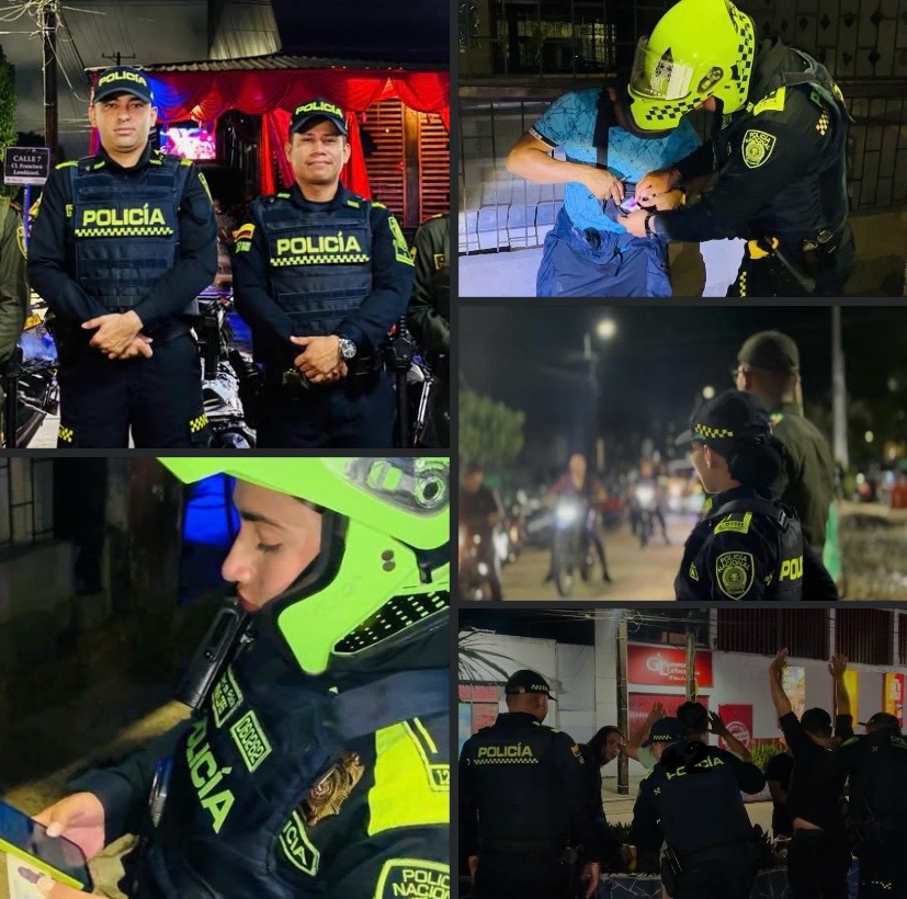 La Policía Nacional acompañó a la comunidad durante este fin de semana de Amor y amistad
