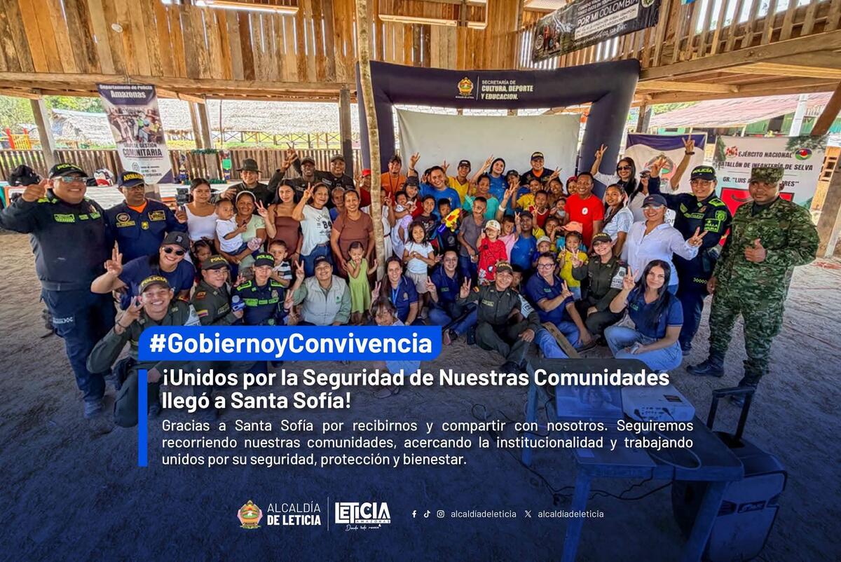 ¡Unidos por la Seguridad de Nuestras Comunidades llegó a Santa Sofía! ¡Unidos por la Seguridad de Nuestras Comunidades llegó a Santa Sofía!
