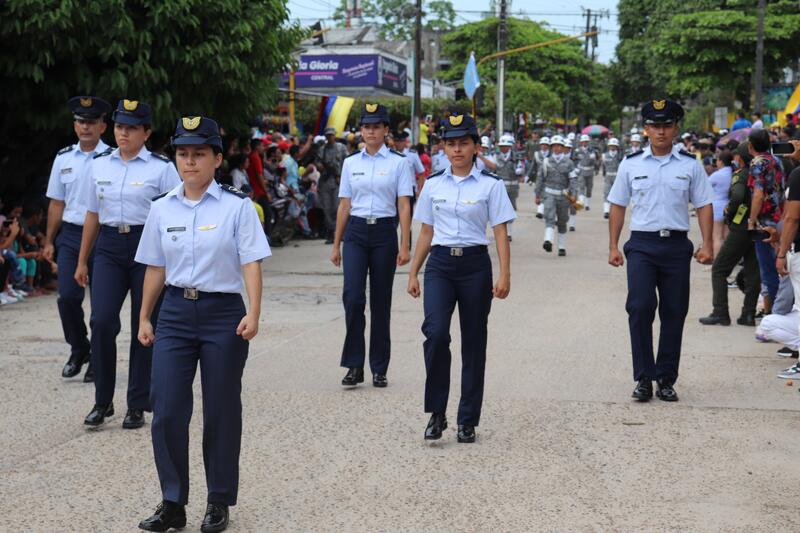 Autoridades militares y civiles conmemoraron la Independencia de Colombia en el Amazonas