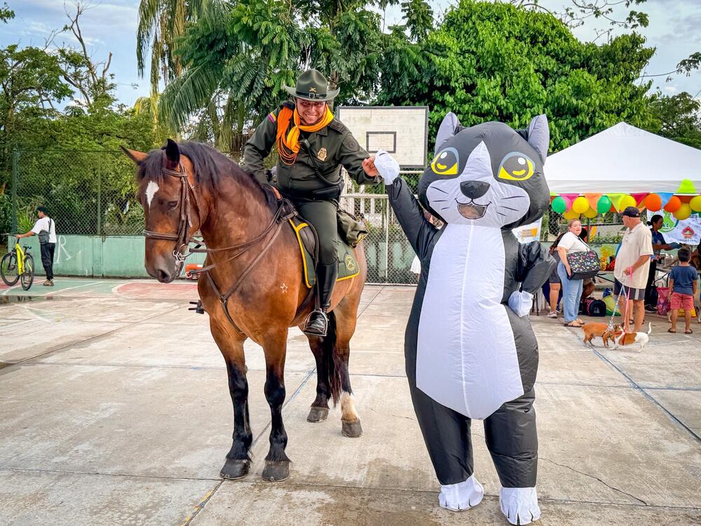 Policía Nacional promueve el cuidado y la protección de los animales