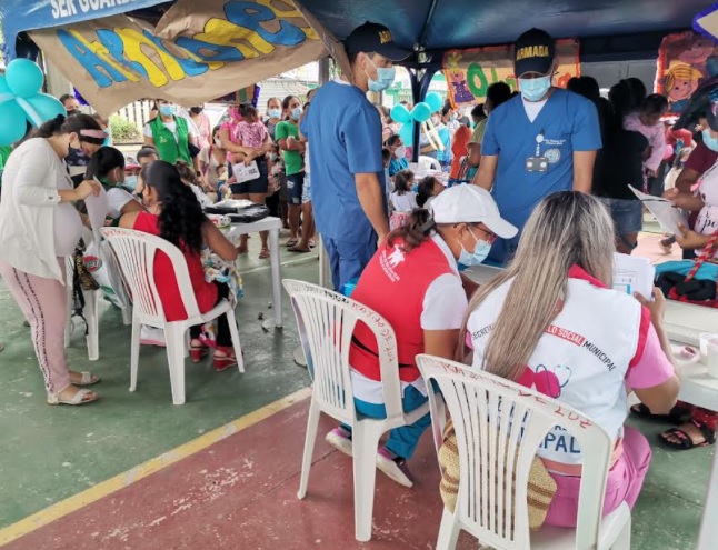 Más de mil niños en condiciones de vulnerabilidad participaron en jornada médica en Amazonas