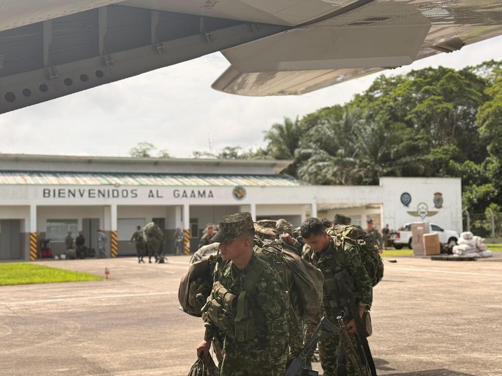 Capacidades aéreas garantizan el Plan Democracia 2026 en el Amazonas