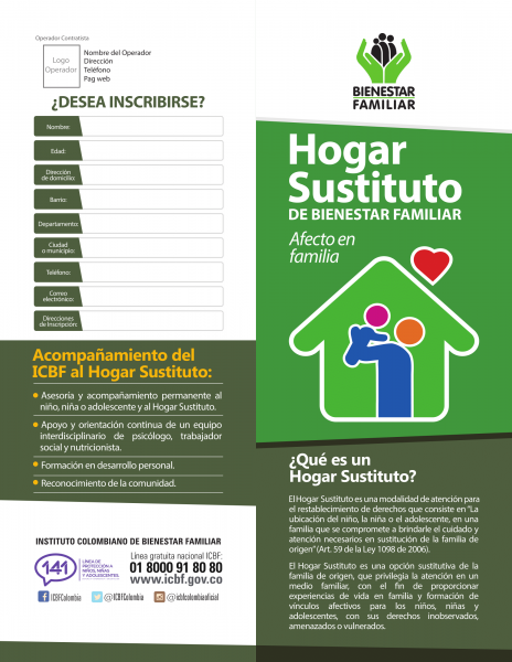 #ConvocatoriaICBF ¡BUSCAMOS FAMILIAS PARA HOGARES SUSTITUTOS DEL ICBF! 