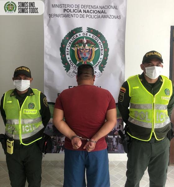 EN PUERTO NARIÑO, POLICÍA CAPTURA SUJETO POR EL DELITO DE LESIONES EN PUERTO NARIÑO, POLICÍA CAPTURA SUJETO POR EL DELITO DE LESIONES