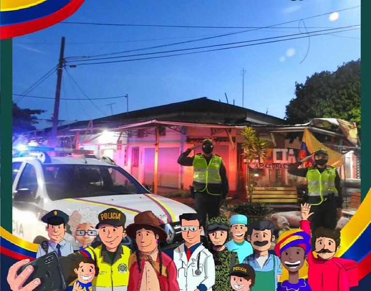 LA POLICÍA EN TODO EL DEPARTAMENTO DEL AMAZONAS CELEBRÓ LOS 210 AÑOS DEL GRITO DE INDEPENDENCIA LA POLICÍA EN TODO EL DEPARTAMENTO DEL AMAZONAS CELEBRÓ LOS 210 AÑOS DEL GRITO DE INDEPENDENCIA