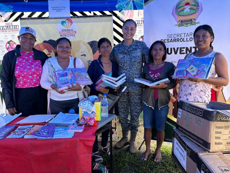 Con actividades de acercamiento a la población, el Grupo Aéreo del Amazonas reafirma su compromiso social