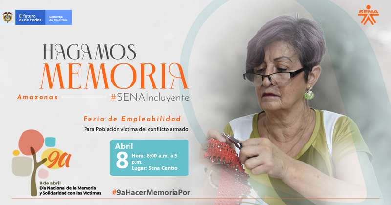 Feria de Empleabilidad🤝💼, dirigida a la población víctima del conflicto armado - 8 de abril Feria de Empleabilidad🤝💼, dirigida a la población víctima del conflicto armado - 8 de abril
