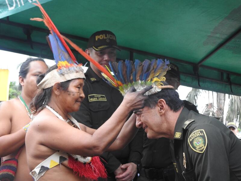 POLICÍA NACIONAL EN AMAZONAS, GARANTIZÓ LA SEGURIDAD EN LA PRE - CUMBRE POR LA AMAZONÍA