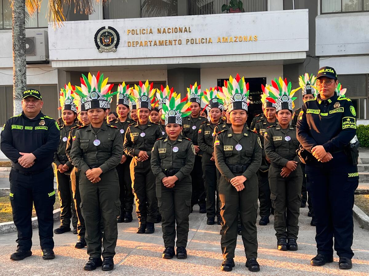 Policía Nacional rindió homenaje a las mujeres indígenas en su día internacional