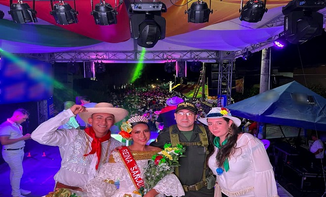 GRAN PARTICIPACIÓN DE LA POLICIA NACIONAL EN LAS FIESTAS SAN PEDRINAS EN LETICIA - AMAZONAS