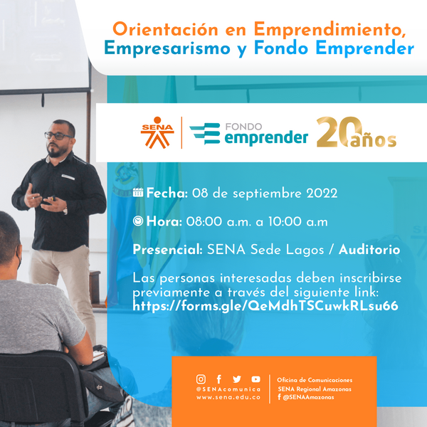 Es tu turno de iniciar tu entrenamiento con el SENA y volver realidad tu idea de negocio Es tu turno de iniciar tu entrenamiento con el SENA y volver realidad tu idea de negocio